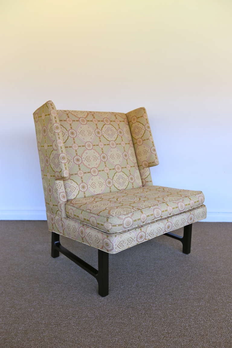 Lounge / Wing back chair by Edward Wormley for Dunbar.