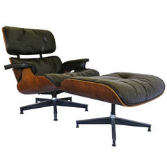 Rosewood lounge chair by Charles Eames for Herman Miller
