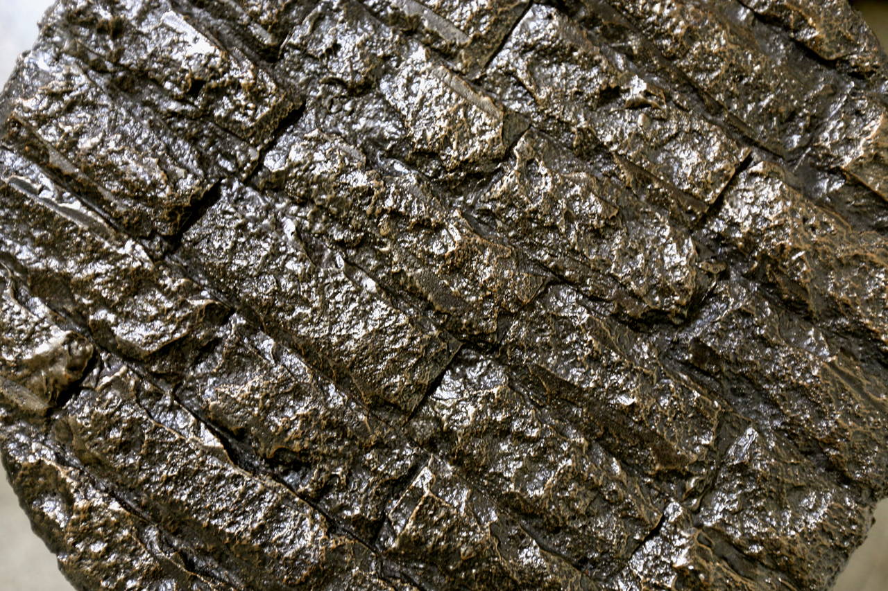 Pair of Brutalist Drum Side Tables In Good Condition In San Juan Capistrano, CA