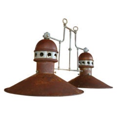 Vintage industrial hanging lamp