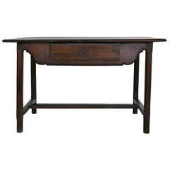 French 18th C. Walnut Table / Desk / Console