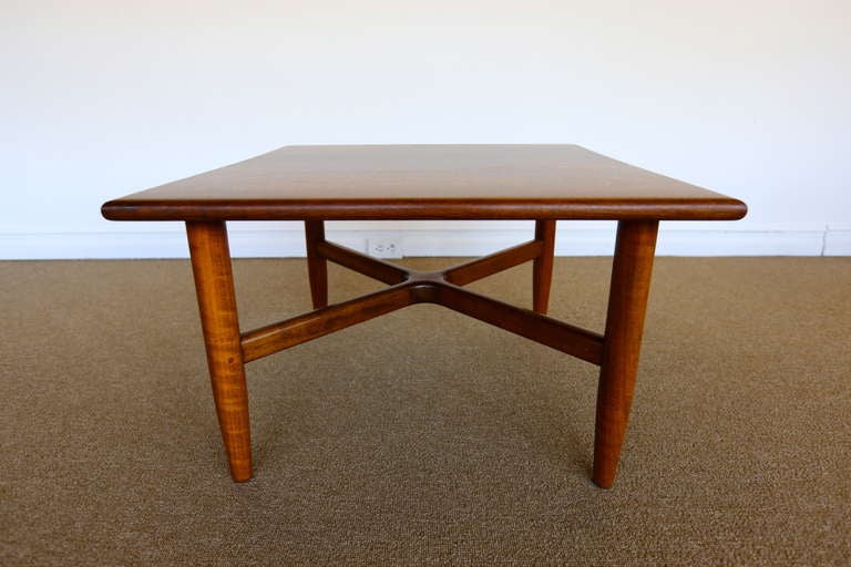 Handcrafted studio side / end table by John Nyquist.  Signed to bottom.