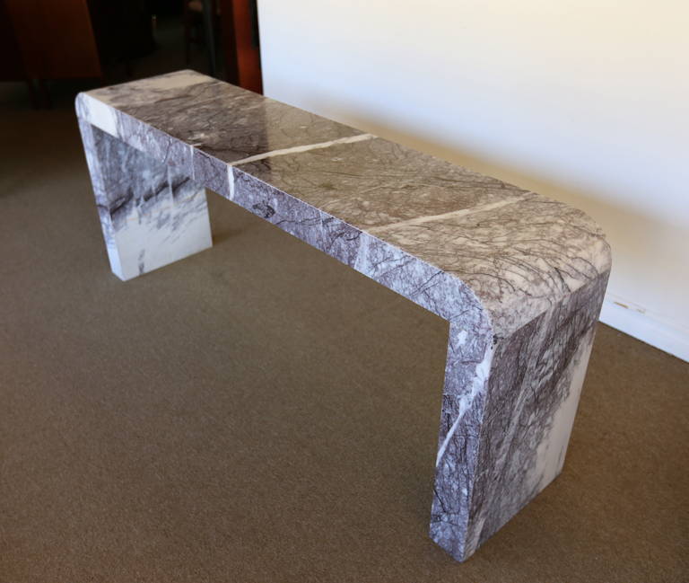 waterfall marble table