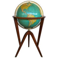 Illuminated globe by Edward Wormley