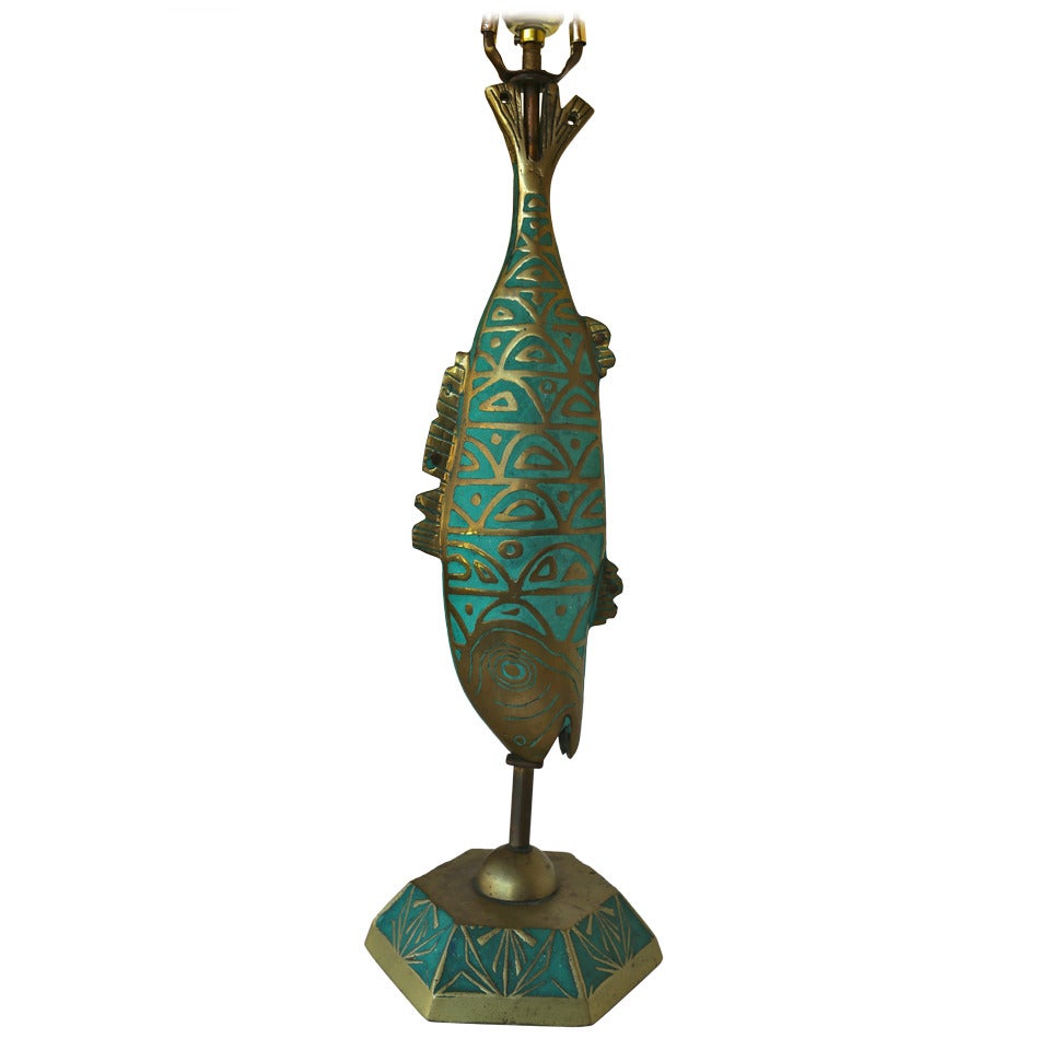 "Fish" Lamp by Pepe Mendoza