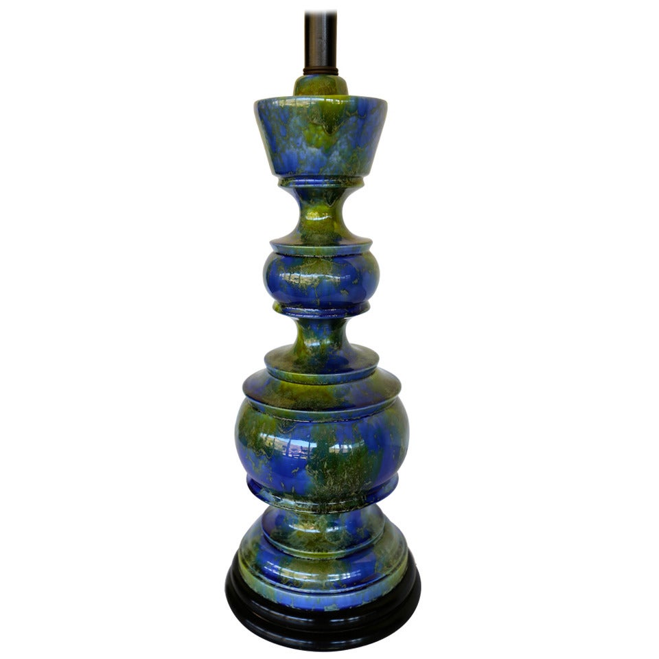 Chest Piece Form Ceramic Lamp