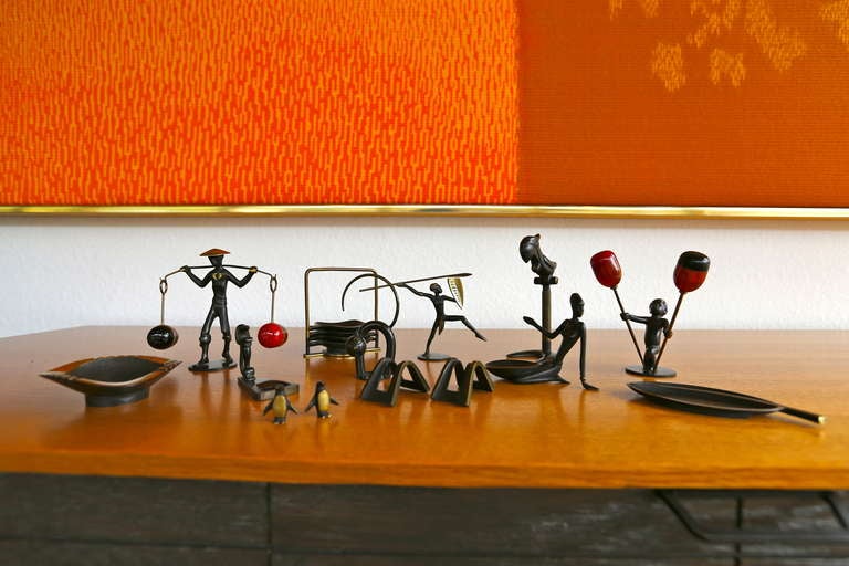 Collection of 14 Bronze Pieces by Rena Rosenthal