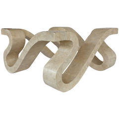 Tessellated Stone "Ribbon" Coffee Table