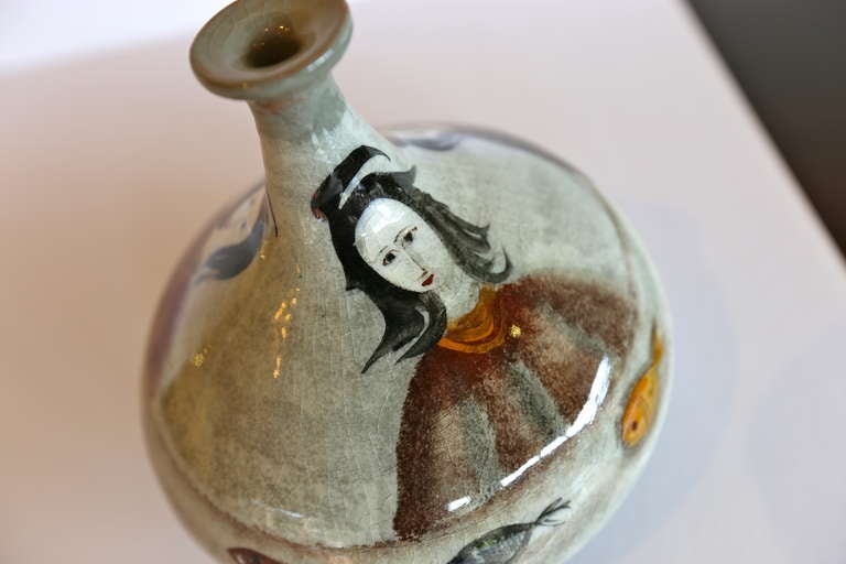 Vase by Polia Pillin In Excellent Condition In Costa Mesa, CA