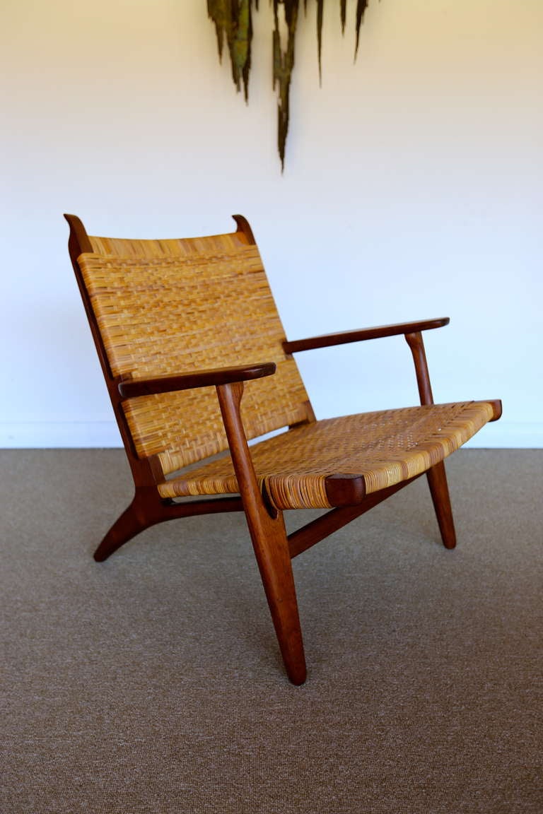 Mid-Century Modern Hans Wegner CH27 Lounge Chair