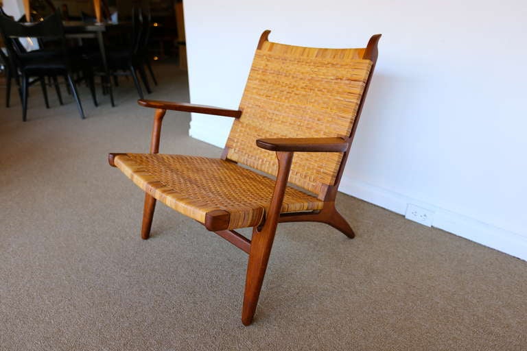 Teak Hans Wegner CH27 Lounge Chair