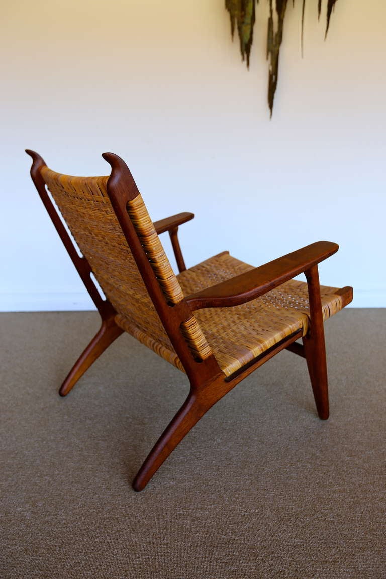 Mid-Century Modern Hans Wegner CH27 Lounge Chair