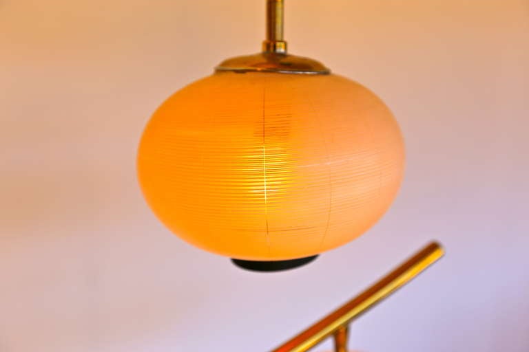 Three Tiered Brass Floor Lamp 1