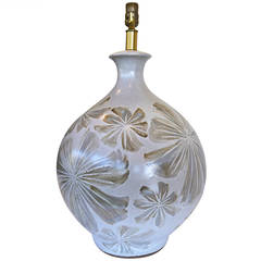 Large Ceramic Lamp by Robert Maxwell