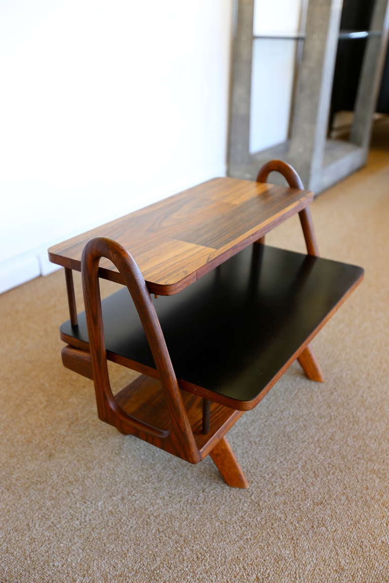 Hand Crafted Three Tiered Side Table by Weird Willy