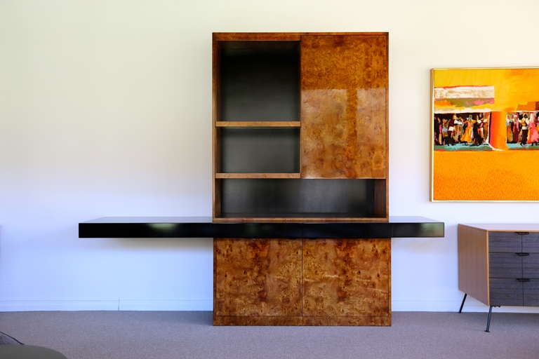 Burlwood Cabinet by Vladimir Kagan