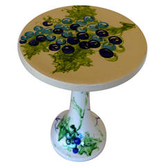 Italian Ceramic Side Table by Raymor