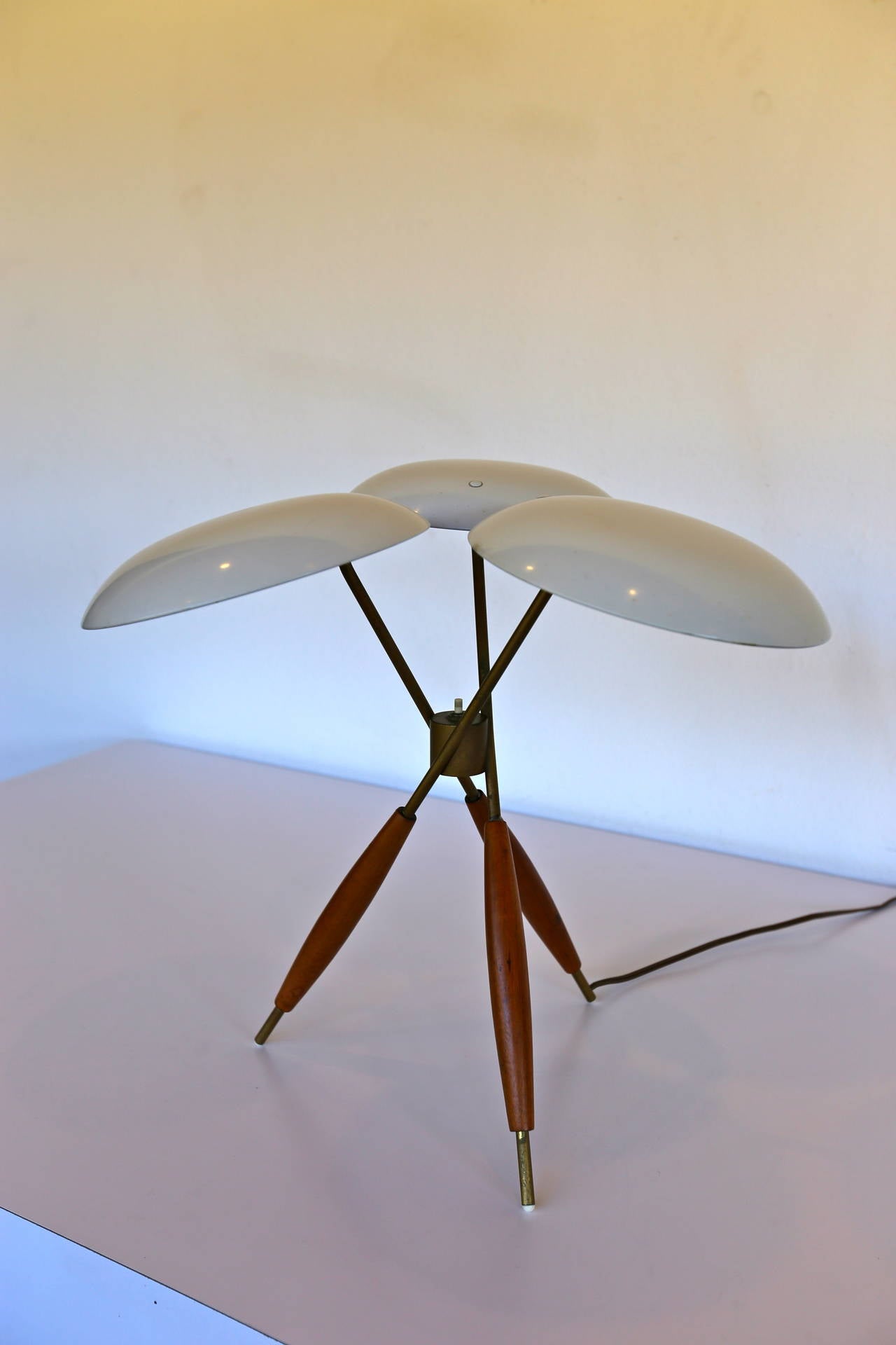Original Tripod Table Lamp by Gerald Thurston 1