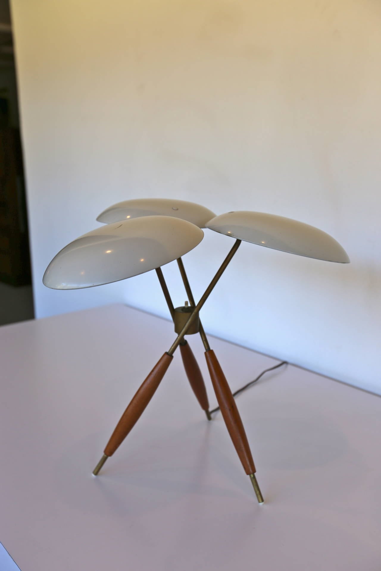 Original tripod table lamp by Gerald Thurston for Lightolier.