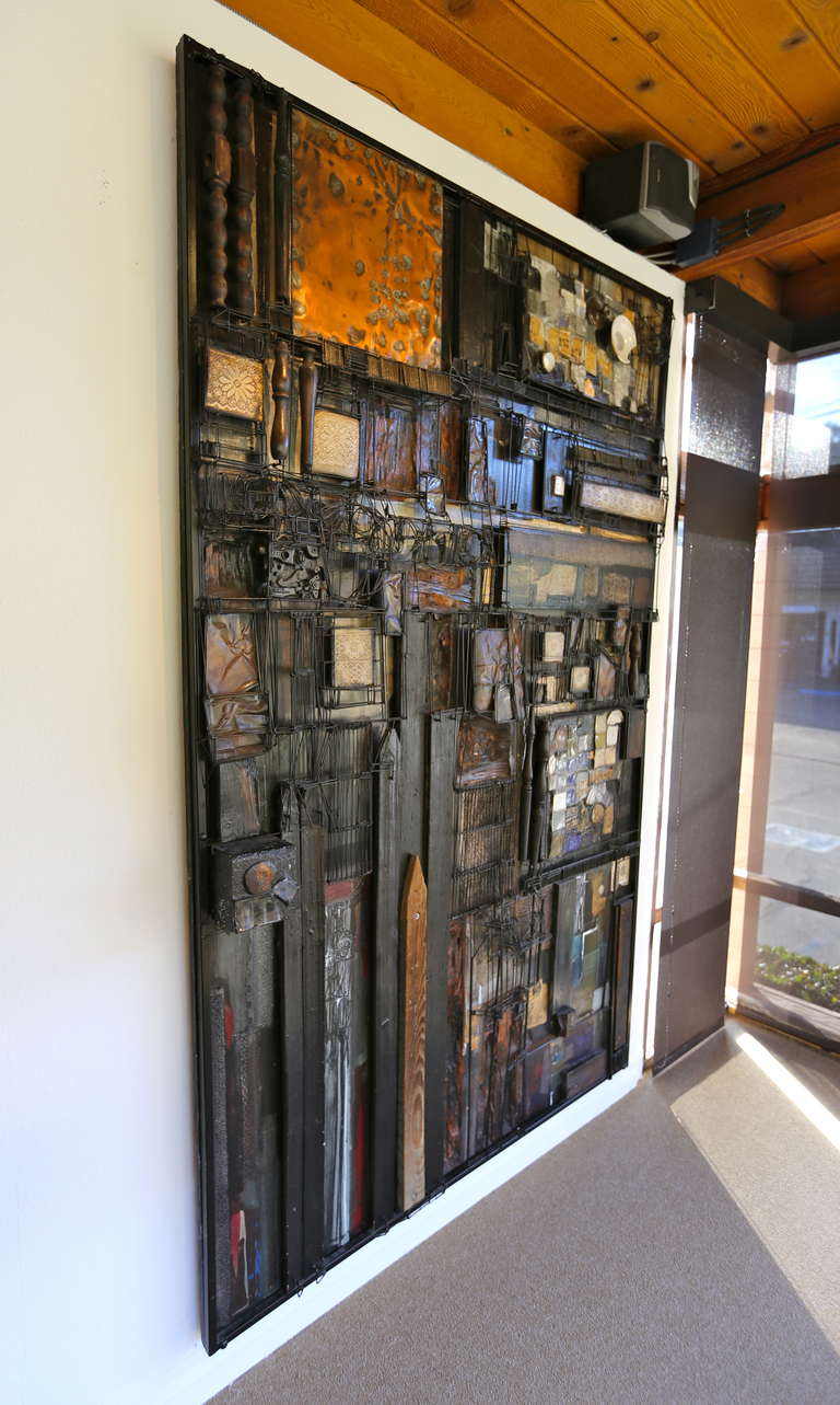 Large and Important California Mixed Media Assemblage by Max Neufeldt