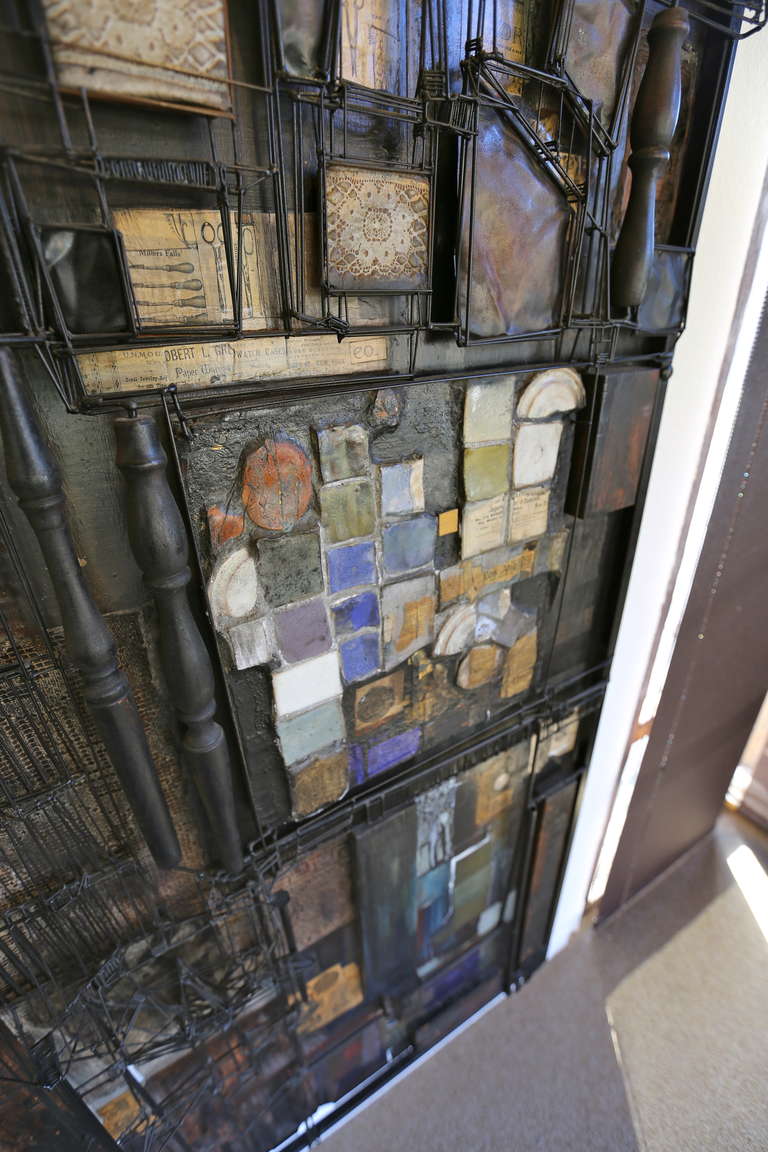 Late 20th Century Monumental California Mixed Media Assemblage by Max Neufeldt
