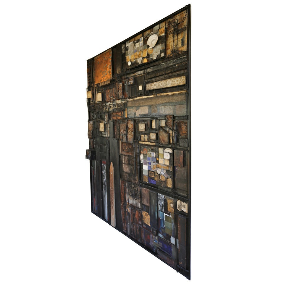 Monumental California Mixed Media Assemblage by Max Neufeldt