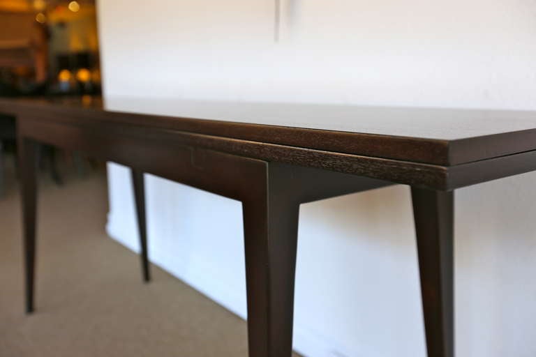 American Flip Top Console Table by Edward Wormley for Dunbar