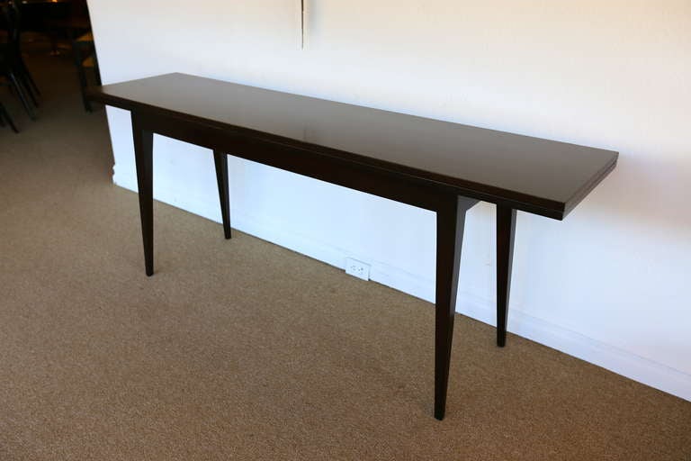 Flip Top Console Table by Edward Wormley for Dunbar 1