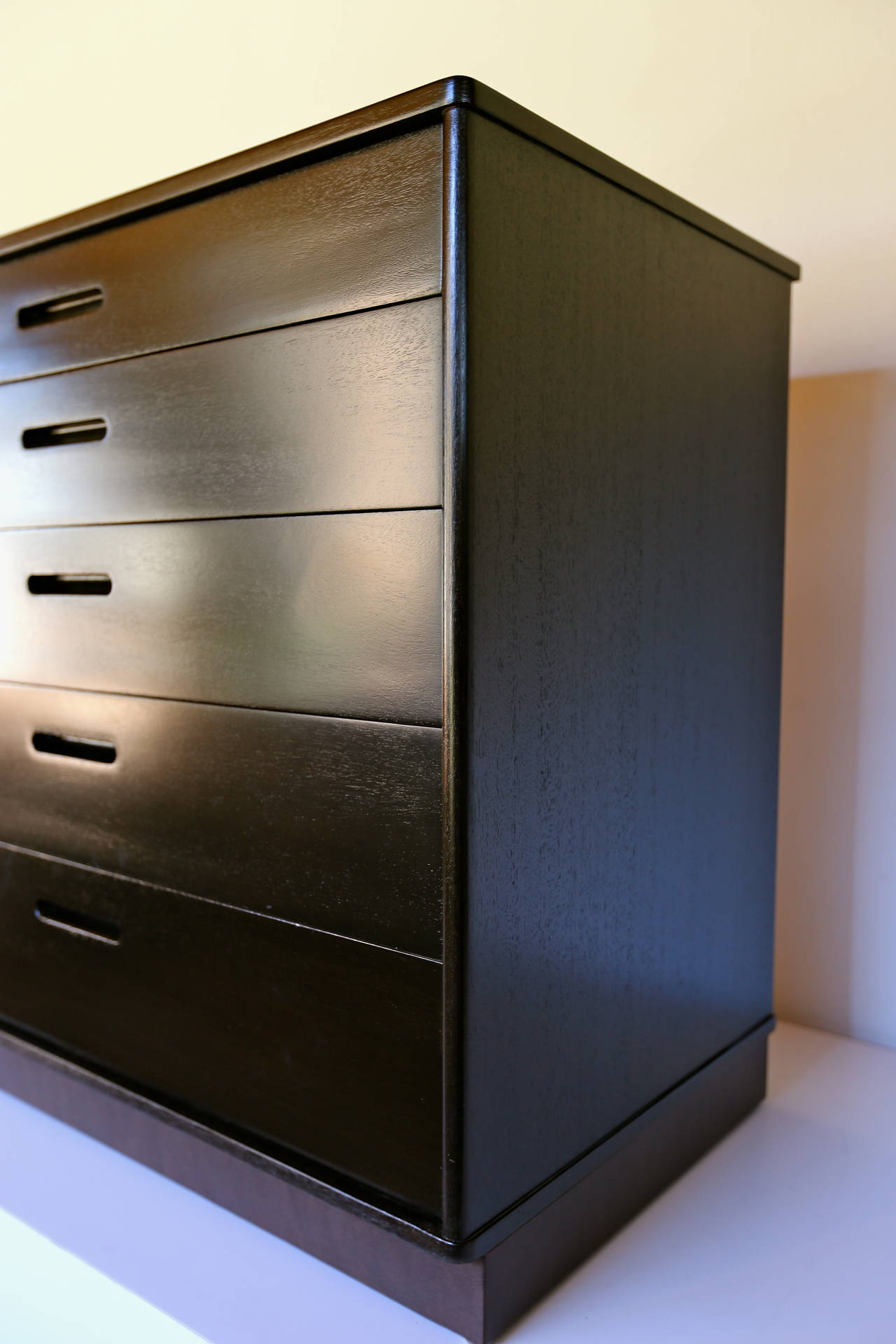 American Ebonized Chest by Edward Wormley for Dunbar