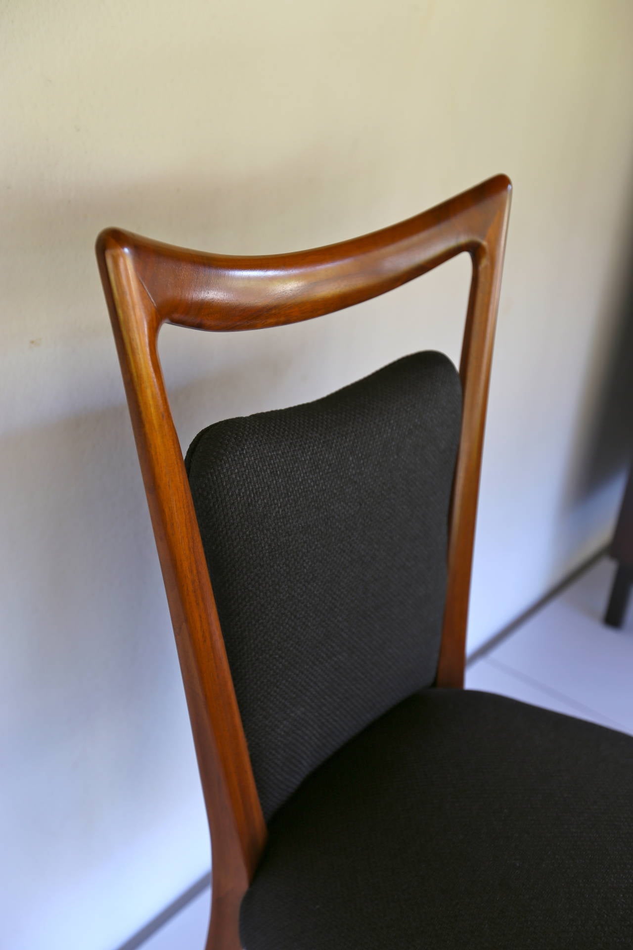 20th Century Rare Set of Six Dining Chairs by Melchiorre Bega