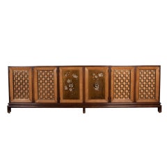 Substantial credenza by Renzo Rutili for Johnson Furniture Co.
