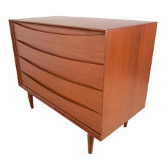 Danish teak chest of drawers designed by Arne Vodder for Sibast