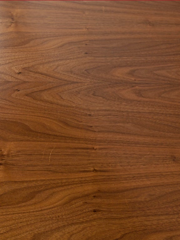 Expanding walnut coffee table by John Keal for Brown Saltman 3