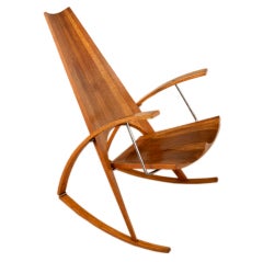 Studio crafted rocking chair by architect Leon Meyer