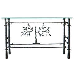Diego Giacometti-Style Console Table