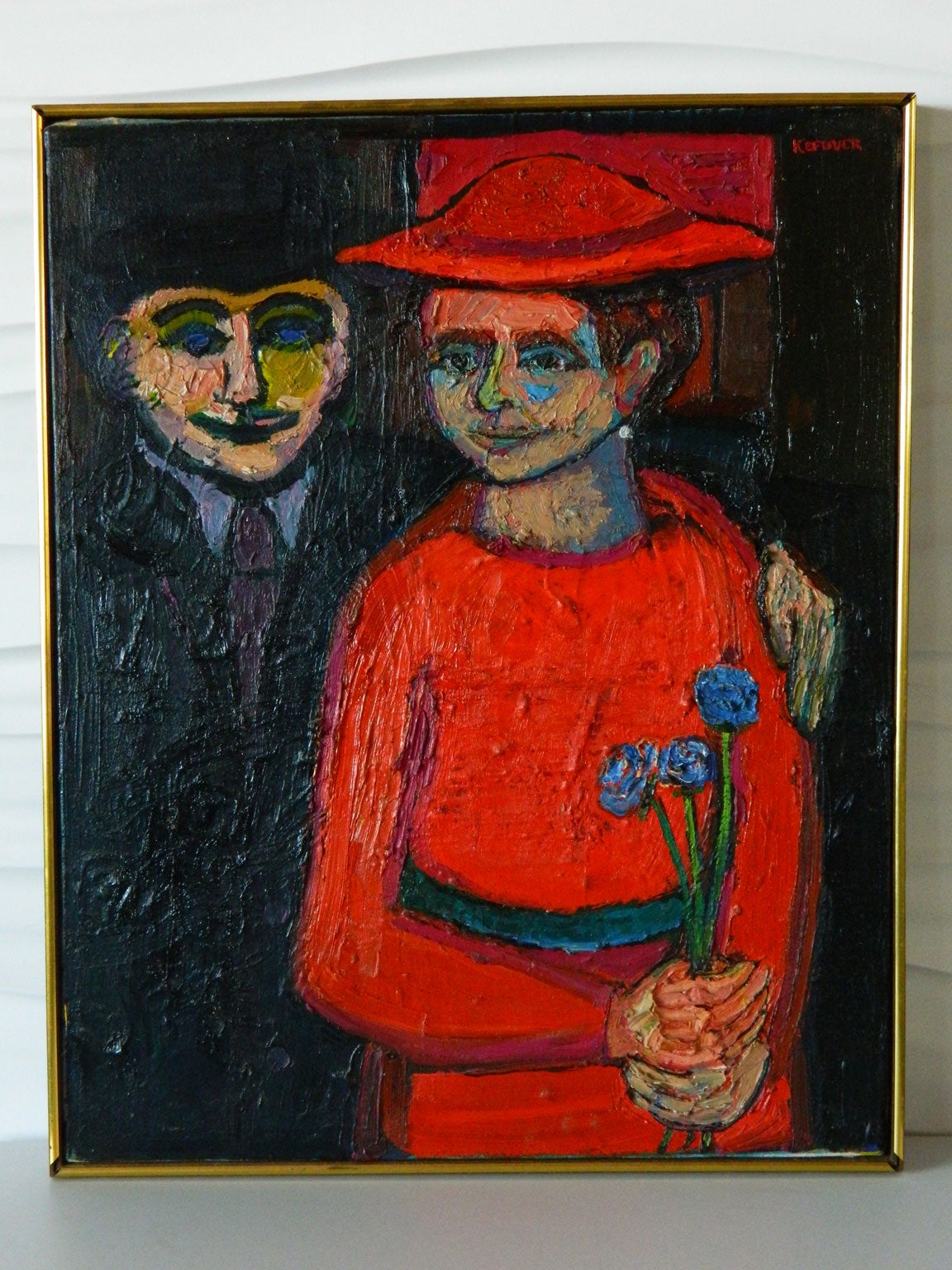 John Kefover Oil Painting of Couple