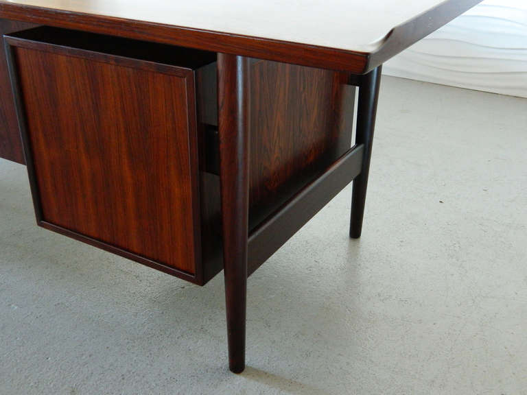 20th Century Arne Vodder Rosewood Executive Desk for Sibast