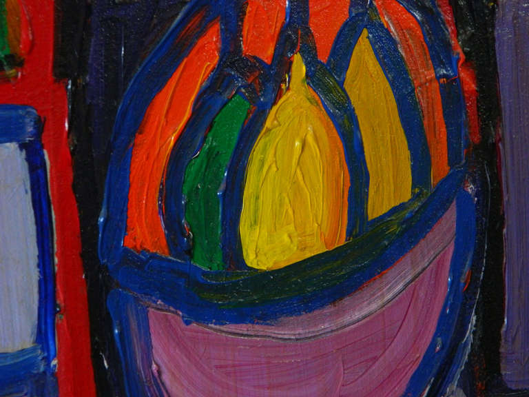 American John Kefover Oil Painting of a Still Life