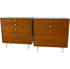 Pair of George Nelson Chests for Herman Miller