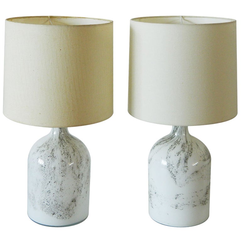Pair of Holmegaard Michael Bang Symmetrisk Lamp