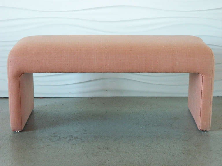 Simple waterfall bench by American furniture maker Directional.
