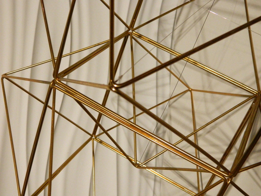 Geometric Wire Sculpture For Sale at 1stdibs