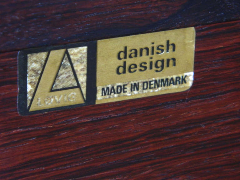 Mid Century Danish Rosewood Cabinet by Lovig 2
