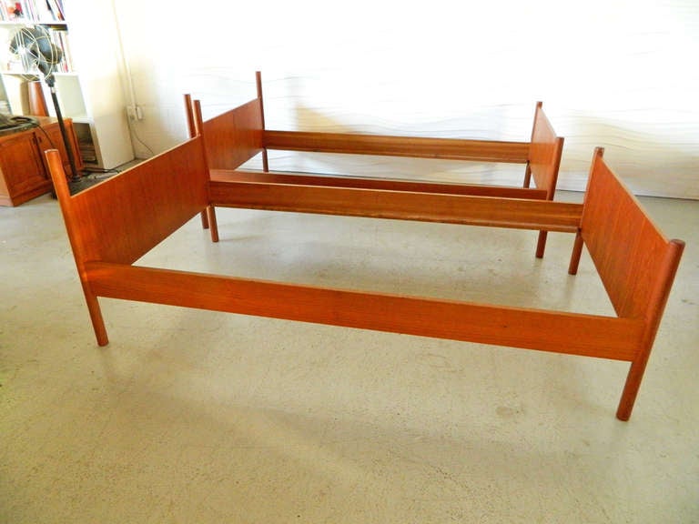 20th Century Westnofa Twin Teak Bunk Beds