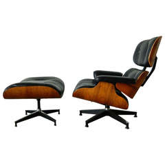 Charles Eames 670 Lounger and 671 Ottoman for Herman Miller