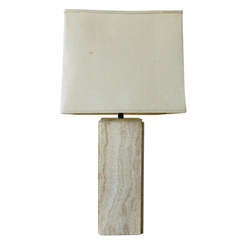 Travertine Marble Lamp