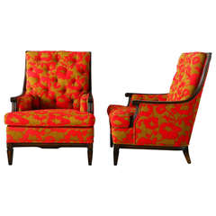 Pair of Highback Loungers