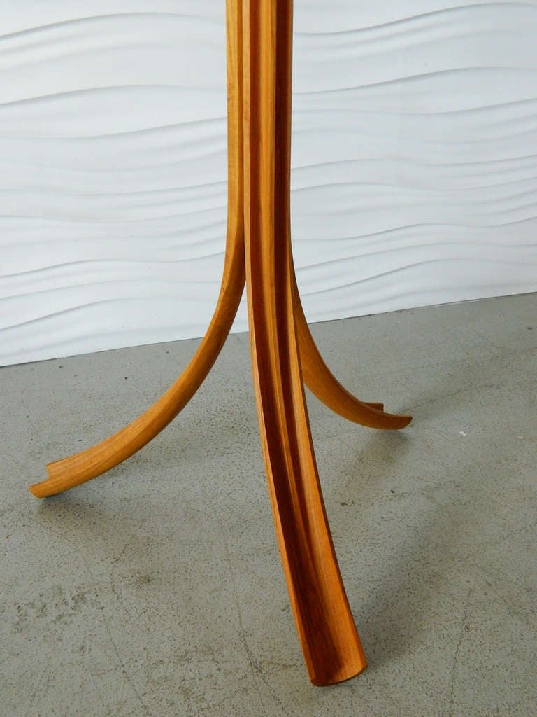 20th Century Solid Teak Bentwood Coat Stand For Sale