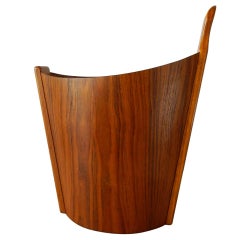 Westnofa Teak Wastepaper Basket