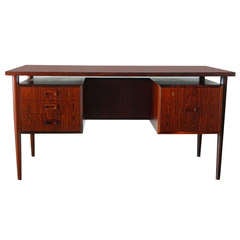 Danish Rosewood Floating Top Desk